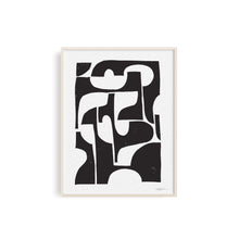 Load image into Gallery viewer, Abstract Mid-Century Shapes | Block Print
